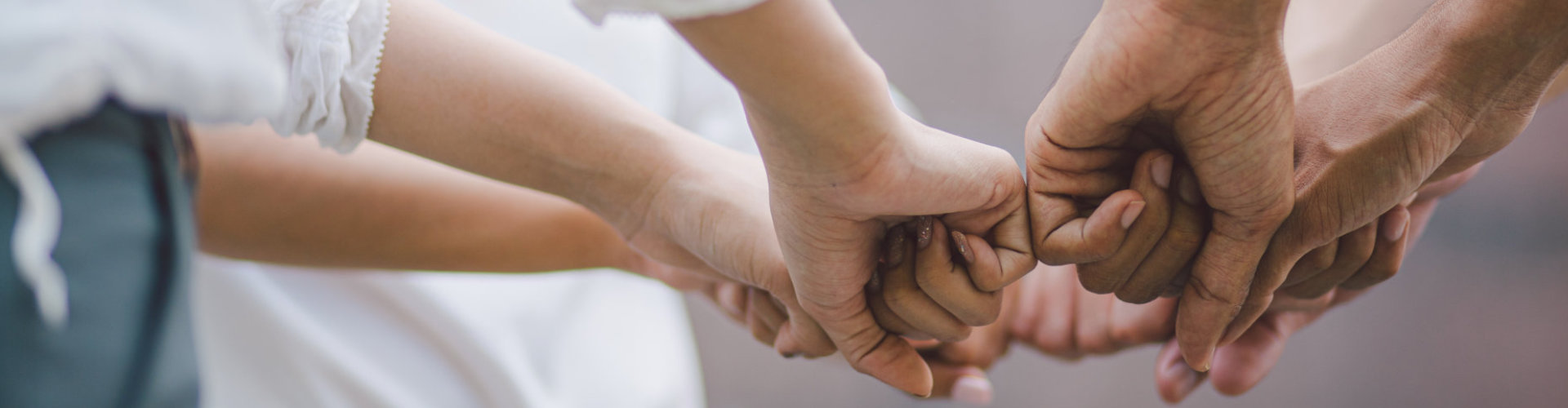 hands together